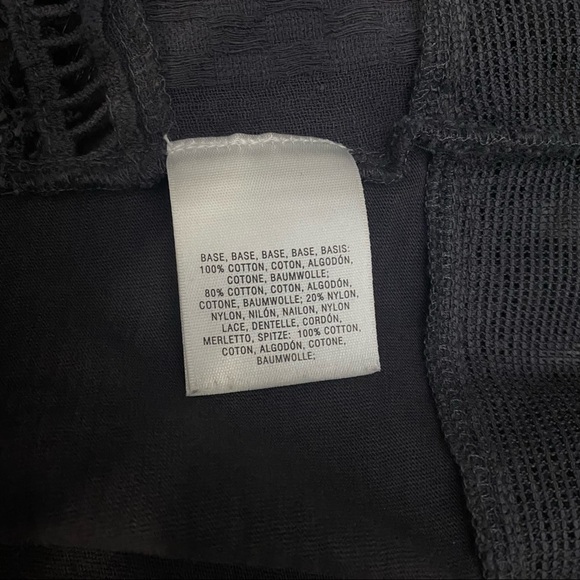 Meadow Rue | grey eyelet lace blouse - Picture 6 of 6